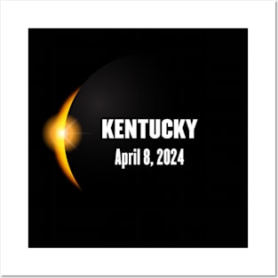 Total Solar Eclipse Kentucky 2024 Posters and Art